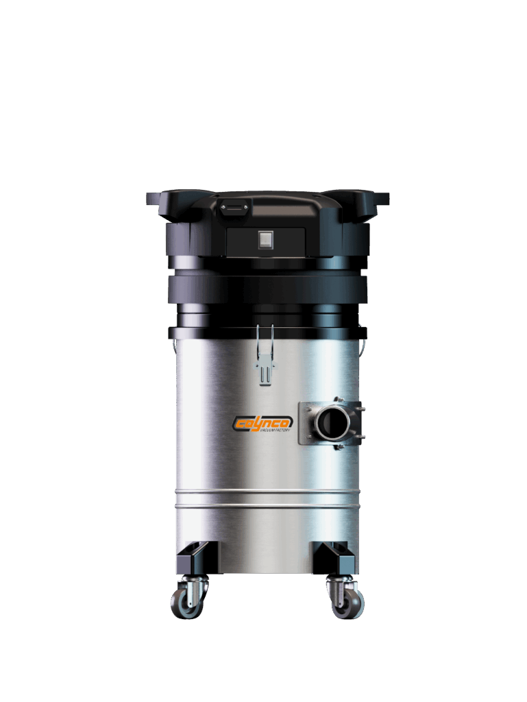 Compacte industriële bouwstofzuiger voor stof en fijnstof.